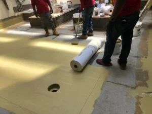 united roofing and waterproofing kemper applying