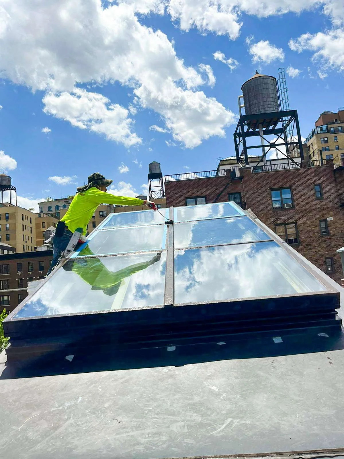 united roofing skylight replacement in brooklyn